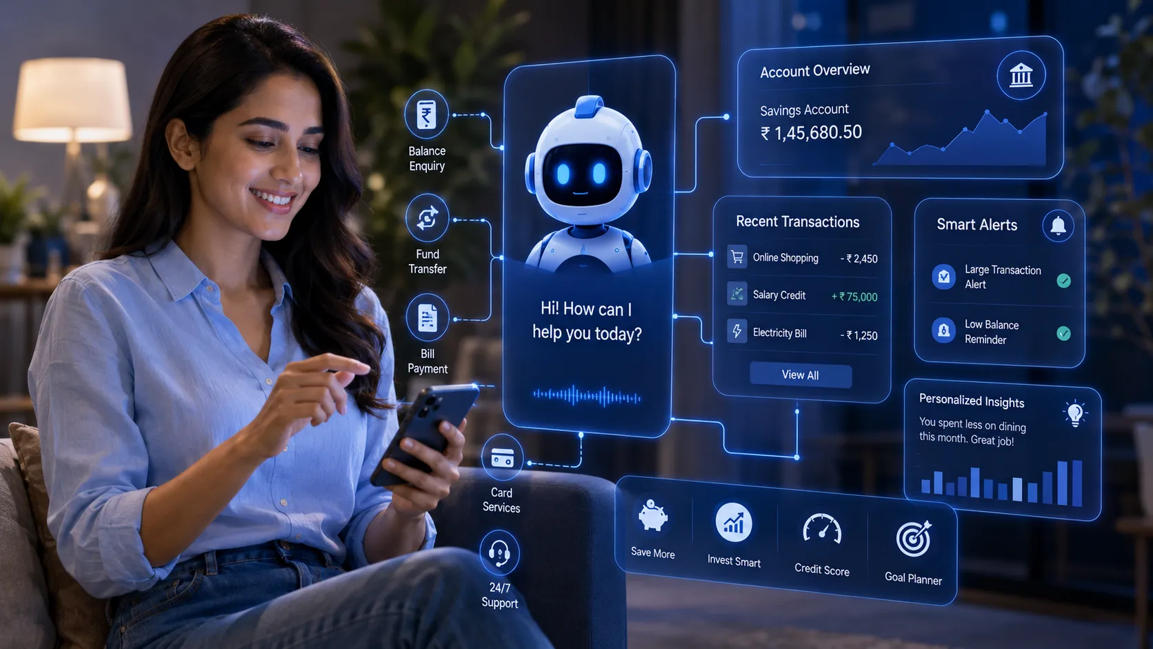 Retail banking customer AI agent — capability overview