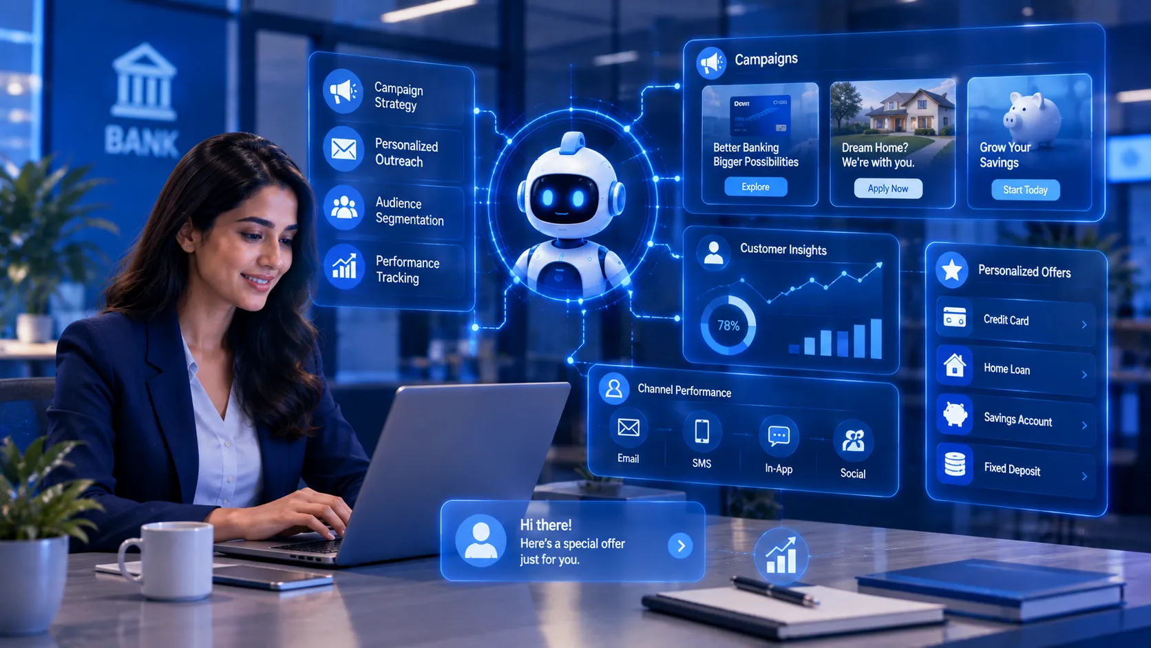 Retail banking marketing AI agent — capability overview