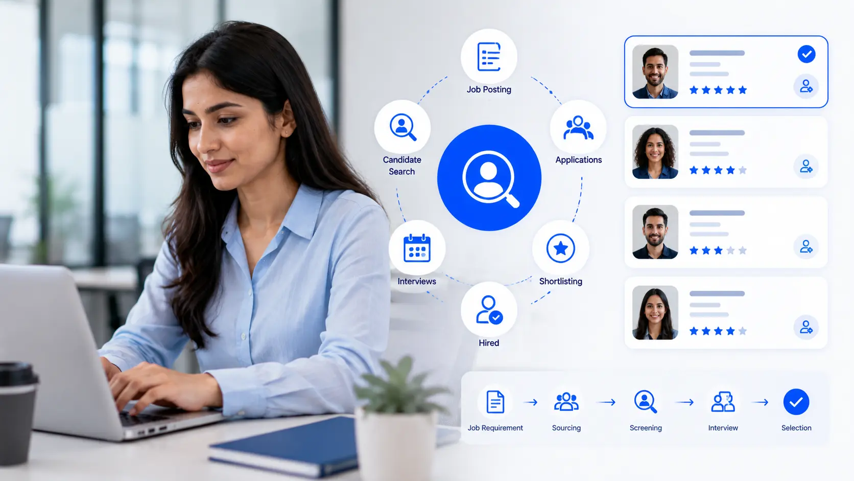 AI recruitment screening and scheduling agent — capability overview