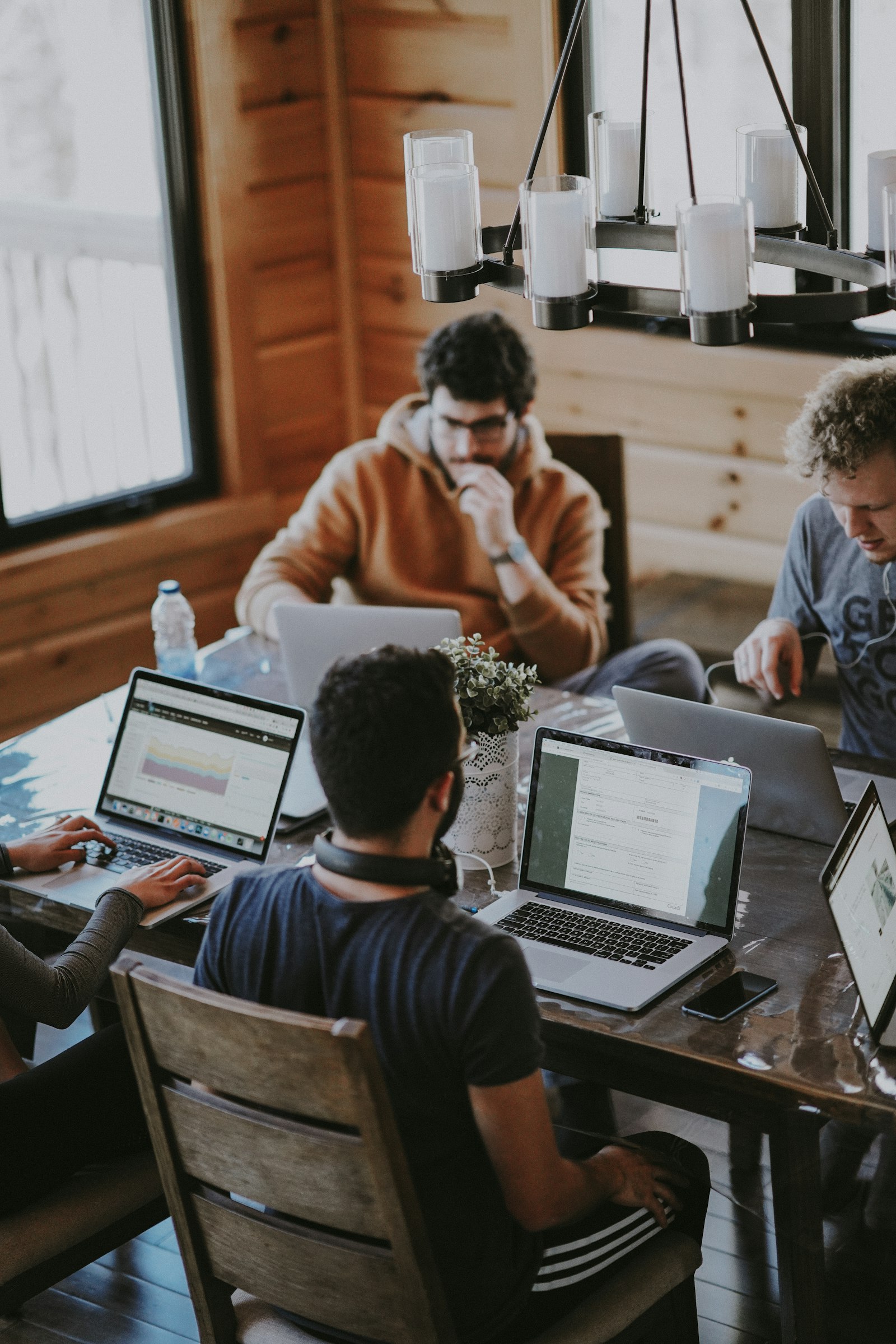A team reviewing industry-specific AI agent workflows